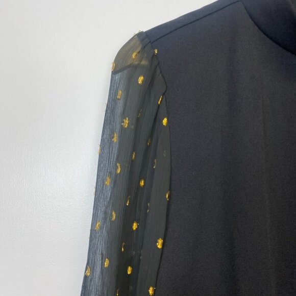 NWT Ann Taylor Sheer Sleeve Blouse - Picture 7 of 14